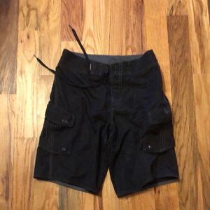 Quicksilver board shorts unisex size 4 black